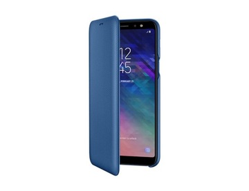 Оригинальный ЧЕХОЛ-КОШЕЛЬК для Galaxy A6+, синий