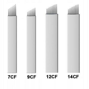 Nożyk Piórko Microblading IGŁY Makijaż 7CF