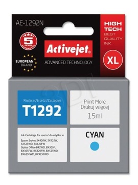 Tusz cyan ActiveJet AE-1292N do Epson BX525 BX535