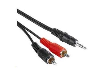 GMB KABEL MINI JACK do 2x RCA CHINCH 3m dł STEREO