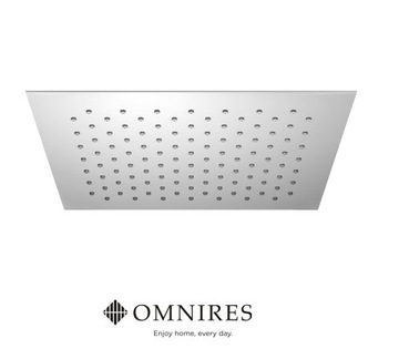 Omnires ULTRA SLIMLINE, deszczownica, 25 x 25 cm