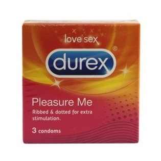 3 szt. PREZERWATYWY DUREX PLEASUREMAX pudełkowe