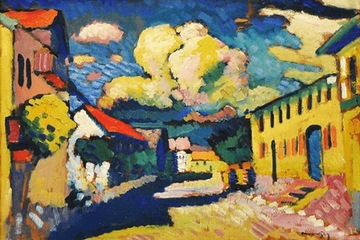 Obraz Murnau - Wassily Kandinsky 90x60