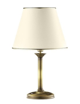 Lampa Stołowa Nocna Abażur Salonu Classic Patyna