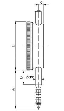 ВОДОНЕПРОНИЦАЕМЫЙ ИНДИКАТОР 0–10 ММ 0,01 ММ 539-053