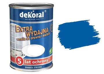 DEKORAL EMAKOL FARBA DO DREWNA METALU LAZUROWA