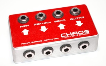 Terminal patch box do pedalboard'u przelotka x4