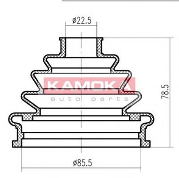 КРЫШКА СОЕДИНЕНИЯ A6 A4 PASSAT B5 1.8T 1.9TDI KAMOKA