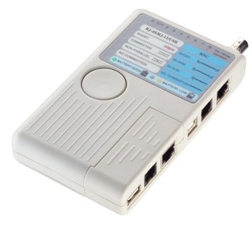 Tester okablowania RJ-45 RJ-11 BNC USB NF-3468