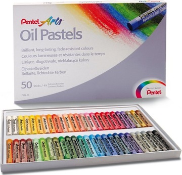 Pastele olejne PENTEL 50 kolorów
