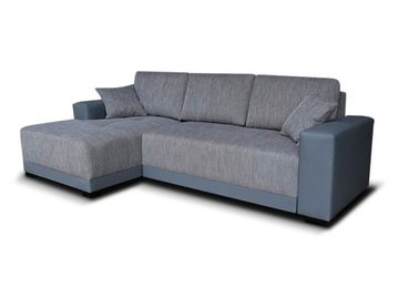 Narożnik kanapa rozkładana sofa DALLAS sprężyny