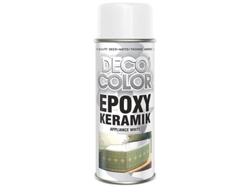 Farba lakier do wanny wanien biała epoxy 400 spray