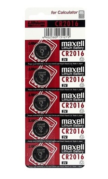 ЛИТИЕВАЯ БАТАРЕЯ MAXELL CR2016 CR 2016 3В 5 ШТ.