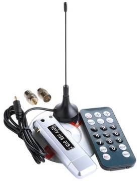 TUNER TV USB DVB-T KARTA TELEWIZYJNA WIN XP,7,8,10