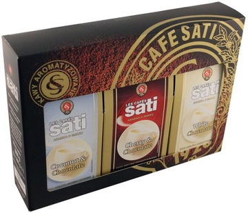 Cafe Sati zestaw kawowy 3x200g mielona (74)