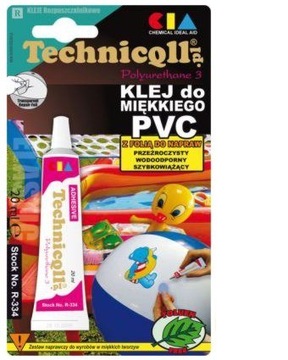 KLEJ DO MIĘKKIEGO PVC 20ml - Technicqll