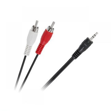 Kabel Audio Aux Jack na Cinch 7,5m Mini Jack 2 RCA