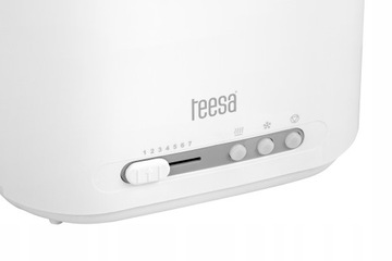 Тостер Teesa 850W 2 тоста, 7 настроек, решетка