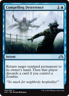MTG 4x Compelling Deterrence (Uncommon)