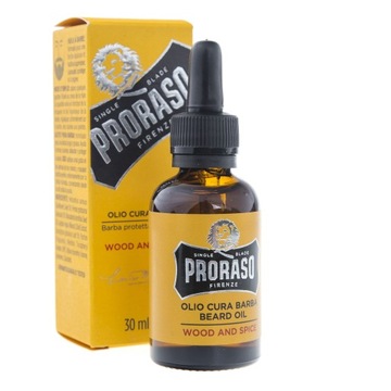 PRORASO BEARD OIL WOOD & SPICE OLEJEK DO BRODY