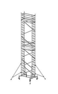 Rusztowanie jezdne, aluminiowe ProTec Krause 10.3m