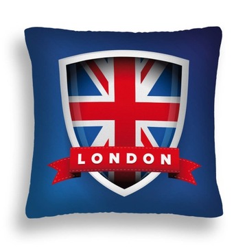 PODUSZKA MX 01 LONDYM FLAGA HERB JASIEK 40X40