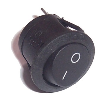 PRZEŁĄCZNIK OKRĄGŁY KOŁYSKOWY 6A 250V 5sztuk (2004
