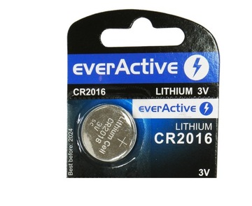 ЛИТИЕВЫЙ аккумулятор EverAktive CR 2016 3V CR2016 5 шт.