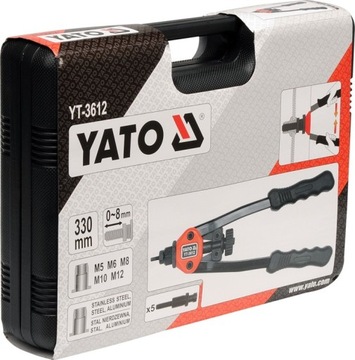 YATO YT-3612 РУЧНАЯ ЗАКЛЕПКА ЗАКЛЕПКА M5-M12