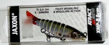 Jaxon wobler łamany tonący 8cm MSB080H zan.0,5-2m