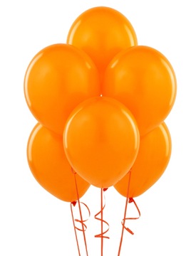 Balony Pastelowe POMARAŃCZOWE Sylwester Urodziny Wesele Ślub Party 25szt.