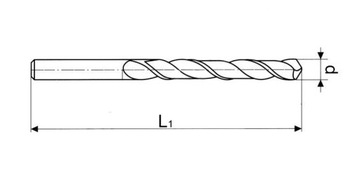 WIERTŁO DO metalu FI 18.5 mm TYTANOWE TYTAN 1szt