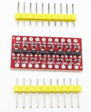 8 kanałowy konwerter poziomów logicznych I2C