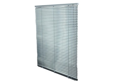 NA WYMIAR Żaluzja ALUMINIOWA Żaluzje 25mm Silver