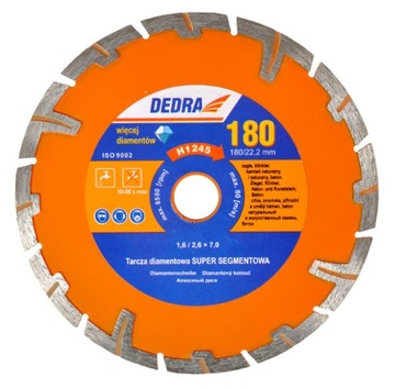 TARCZA DIAMENTOWA DO BETONU, ZBROJONEGO, PIASKOWCA 230mmx22,2 SUPER SEGMENT