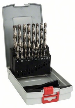 BOSCH zestaw wierteł do metalu HSS-G 1-13 25 szt.
