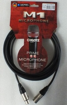 Kabel XLR - XLR Klotz M1 K1 FM 1000 10 m Mikrofonowy