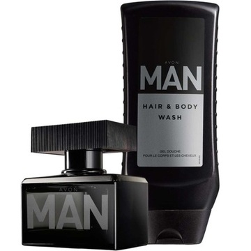 ZESTAW 2 SZT. WODA TOALETOWA AVON MAN 75 ml ŻEL