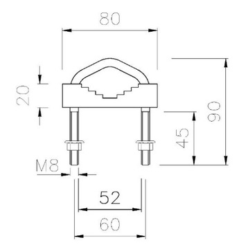 ДЕРЕВО - короткий 5см