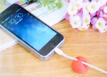 ORGANIZER KABLI SILIKONOWY 6 SZT CABLE DROP