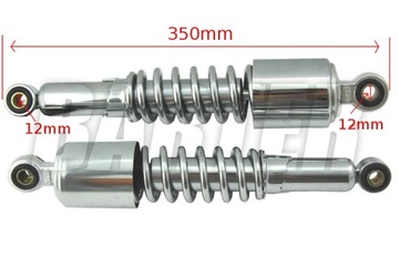 ЗАДНИЕ АМОРТИЗАТОРЫ ТЕЛЕСКОПЫ WSK 125 175 SHL ХРОМ