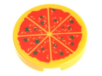 LEGO Pizza żywność 14769pb011 żółta