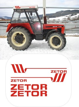 ZETOR export Finlandia naklejki kabina