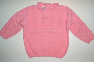 Bluzka SWETEREK RÓŻ Little Me r. 74-80/9-12 m-cy