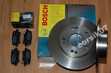 Диски BOSCH+колодки HONDA Civic VIII FK FN задние