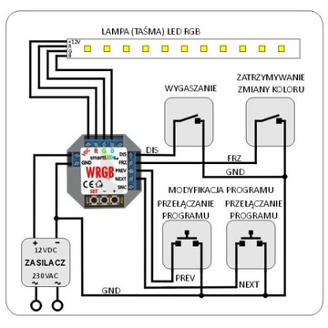 Драйвер smartLEDs RGB для плавного изменения цвета