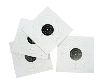 TARCZE STRZELECKIE SPORTOWE 14x14 cm 50szt