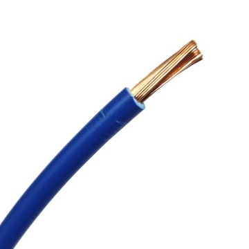 Kabel przewód linka LGY H07V-K 1,5 niebieski
