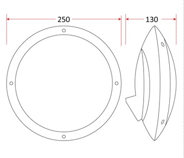 Садовый светильник WALL LAMP, уличный светильник серый