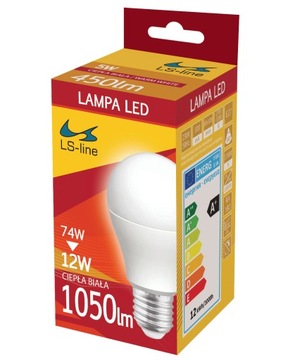 MOCNA ŻARÓWKA LED E27 12W- 1050 LM JAKOŚĆ LEDOWA